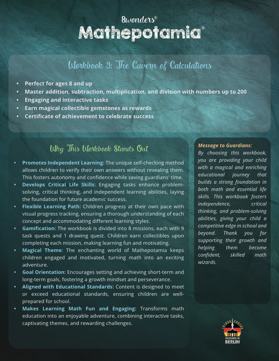 Mathepotamia Workbook 3: The Cavern of Calculations